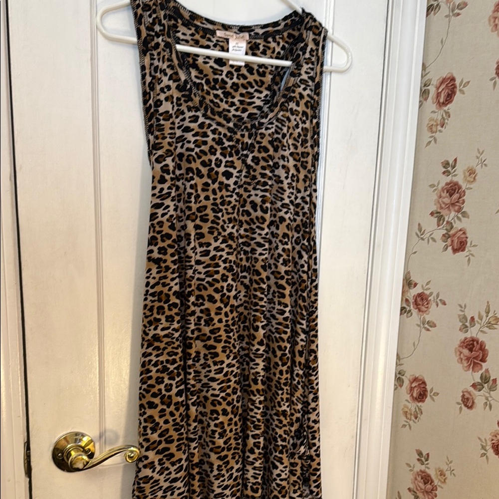 🤎 Sweet Juliet Leopard Dress Sz XL NEW